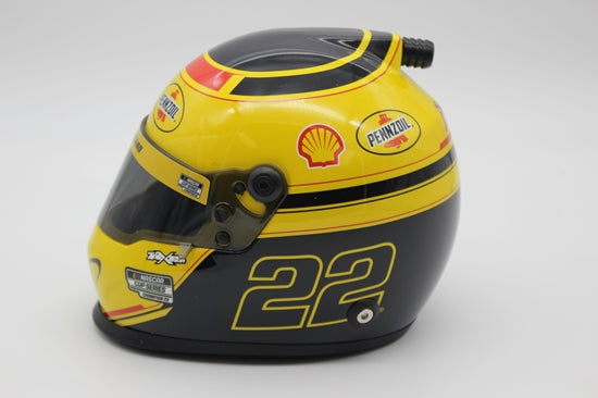 Joey Logano 2022 2x Cup Series Champion MINI Replica Helmet - 1:2 Scale