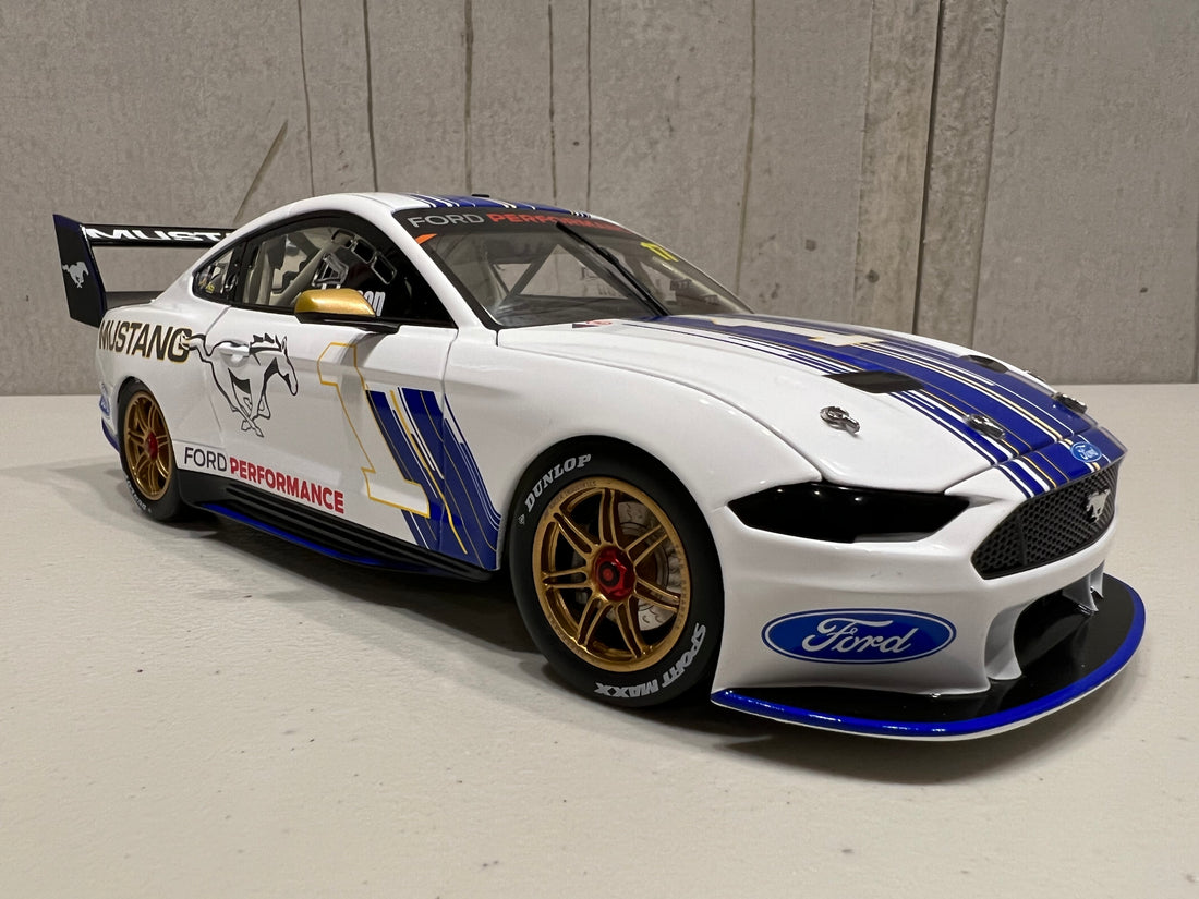 1:18 Ford Performance #17 Ford Mustang GT Supercar - 2019 Adelaide 500 Parade of Champions - Driver: Dick Johnson - AUTHENTIC COLLECTABLES - RRP $250  NOW  $230