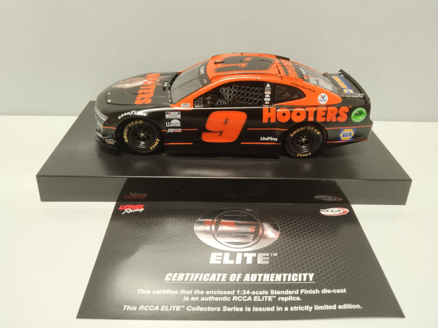 CHASE ELLIOTT 2021 HOOTERS NIGHT OWL ZL1 CAMARO 1:24 SCALE ELITE DIECAST