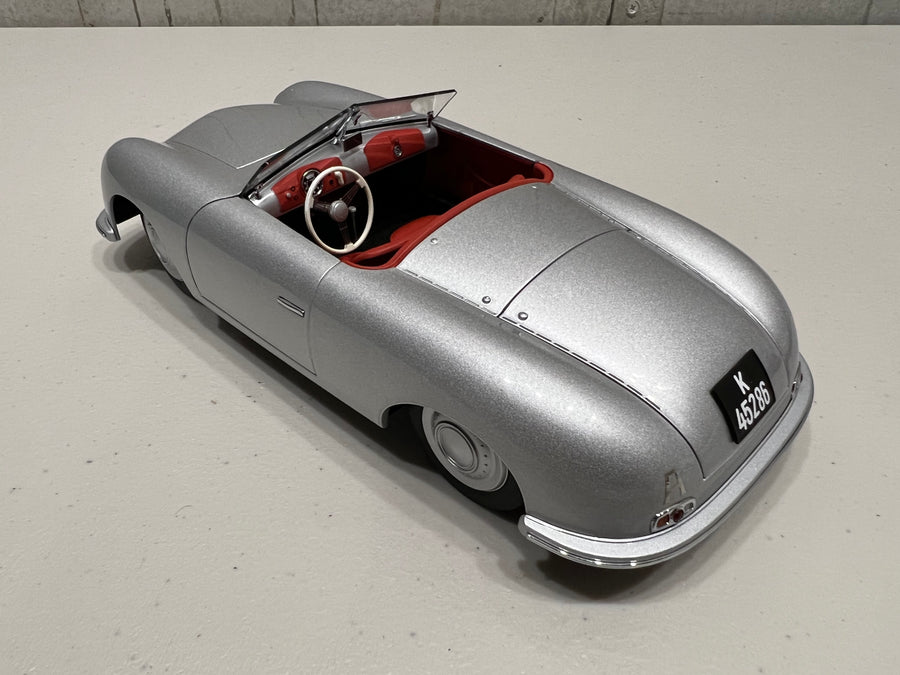 PORSCHE 356 NUMBER 1 (SILVER) 1:18 SCALE MODEL - AUTOART