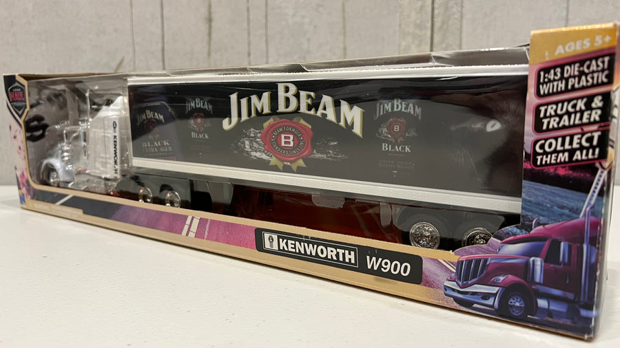 JIM BEAM - BLACK LABEL - KENWORTH W900 - 1:43 SCALE MODEL