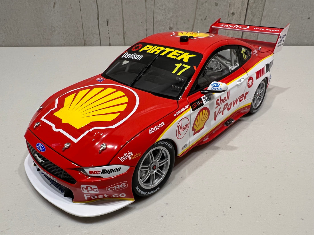 Shell V-Power Racing Team #17 Ford Mustang GT - 2022 Perth SuperNight Race 11 Winner - Will Davison - 1:18 Scale Diecast Model - Authentic Collectables RRP $250 NOW $200