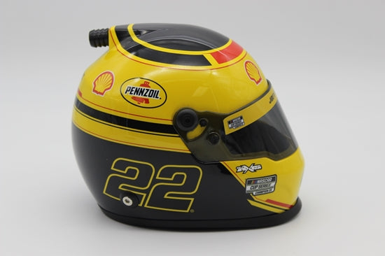 Joey Logano 2022 2x Cup Series Champion MINI Replica Helmet - 1:2 Scale