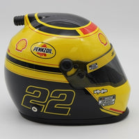 Joey Logano 2022 2x Cup Series Champion MINI Replica Helmet - 1:2 Scale