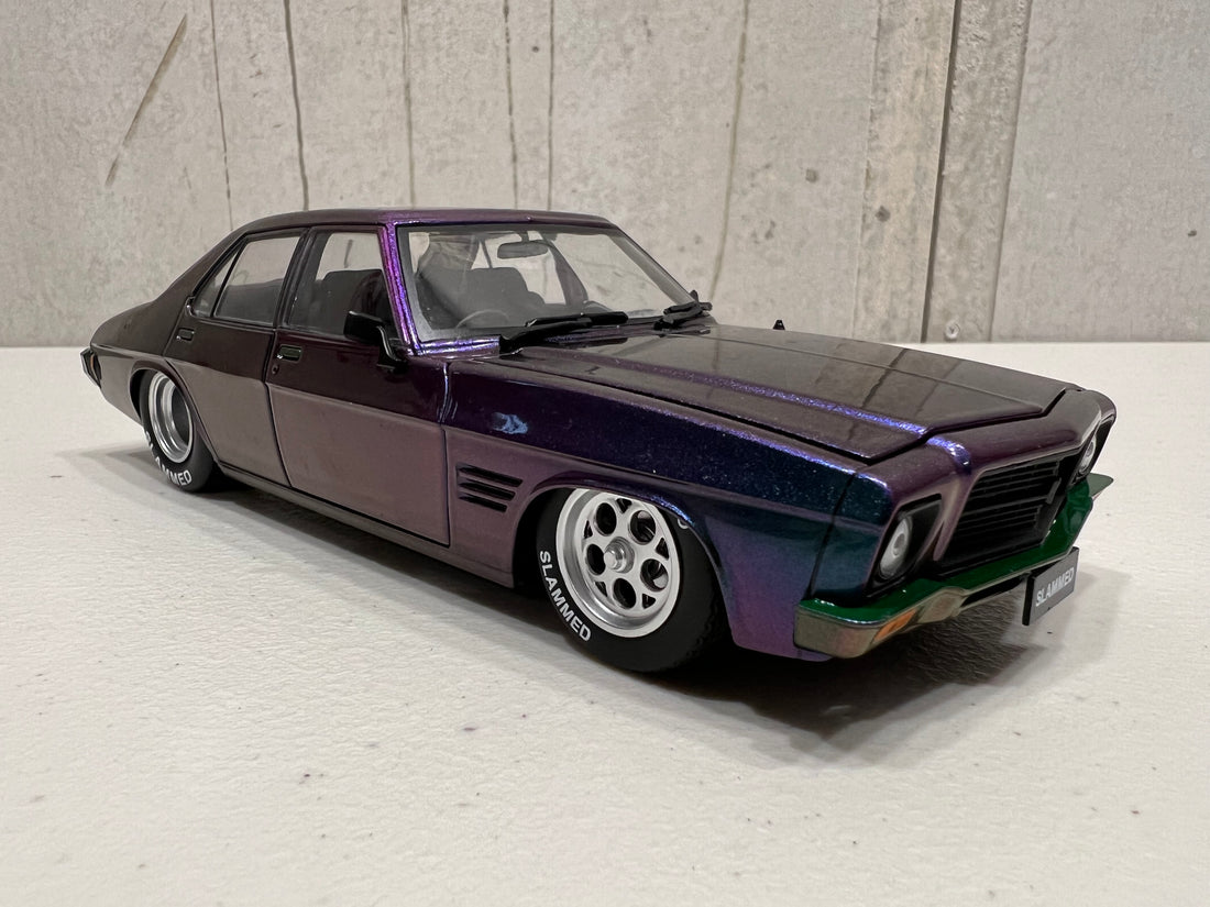 HQ GTS Custom 4 Door Monaro "Slammed" LS6 Twin Turbo 1:24 Scale Diecast - DDA Collectibles