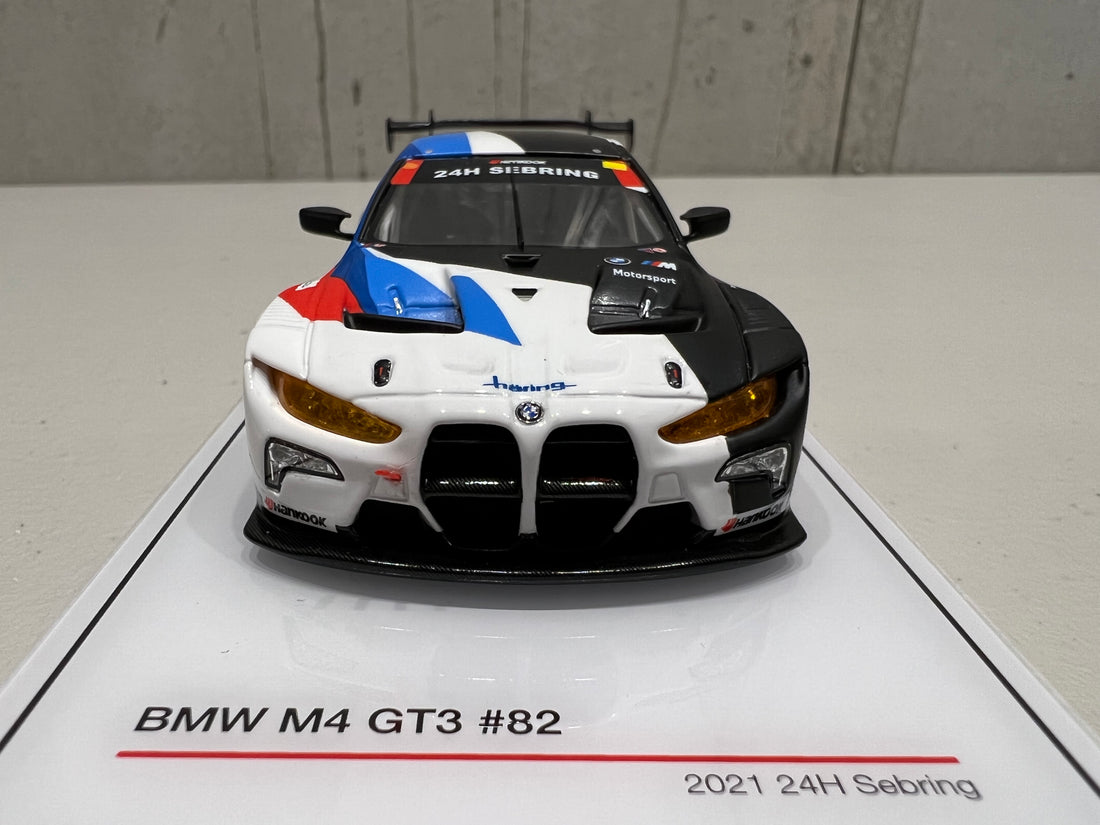 BMW M4 GT3 #82 2021 24H Sebring - 1:43 Scale Diecast Model Car