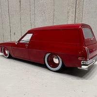 1975 HJ Holden Panelvan "Slammed" LS6 Twin Turbo - Wine Berry- 1:24 Scale Diecast - DDA Collectibles