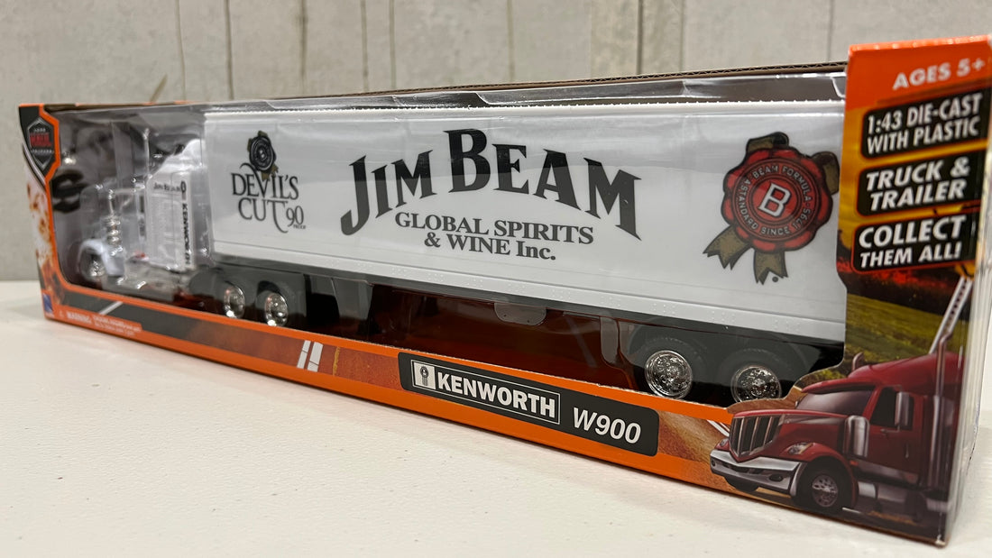 JIM BEAM - DEVILS'S CUT - KENWORTH W900 - 1:43 SCALE MODEL