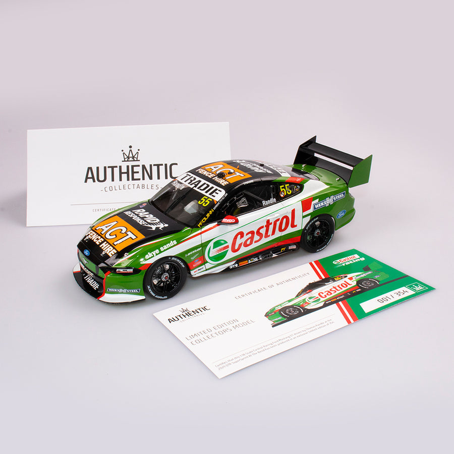 Thomas Randle 1:18 Castrol Racing #55 Ford Mustang GT - 2021 OTR SuperSprint At The Bend - Authentic Collectables - RRP $250 NOW $225