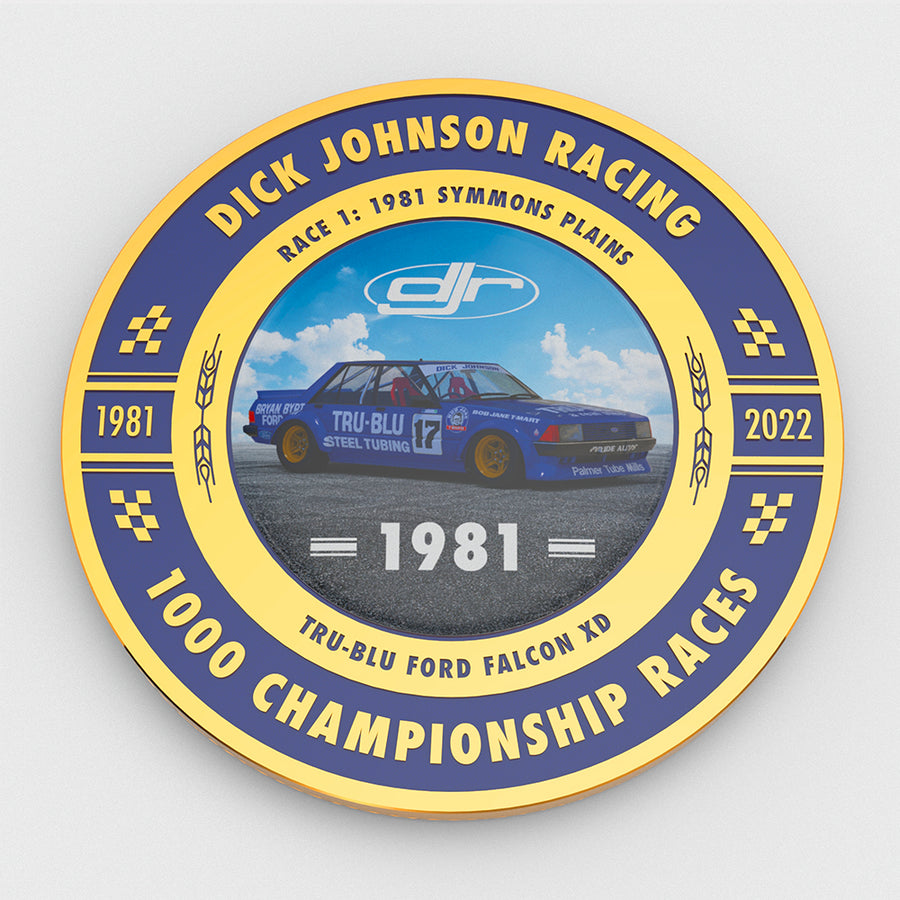 *PRE-ORDER* Dick Johnson Racing 1000 Championship Races Collector Medallion