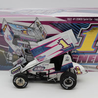 Logan Wagner 2022 Zemco #1 1:18 Sprint Car Diecast