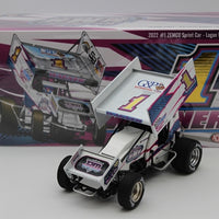 Logan Wagner 2022 Zemco #1 1:18 Sprint Car Diecast