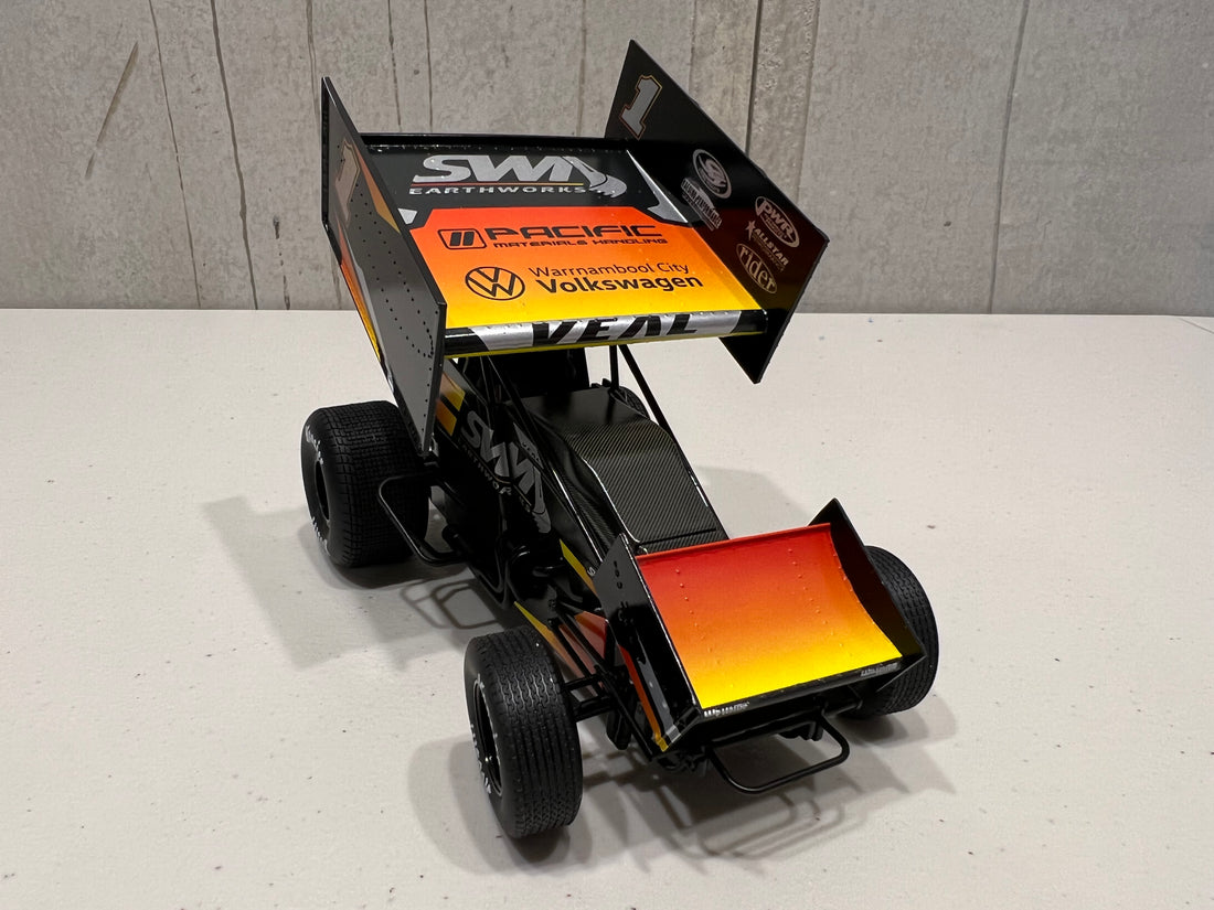 #1 SWI EARTHWORKS SPRINT CAR - JAMIE VEAL 1:18 DIECAST MODEL