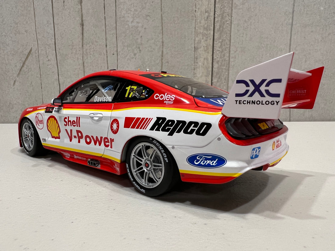 Shell V-Power Racing Team #17 Ford Mustang GT - 2022 Perth SuperNight Race 11 Winner - Will Davison - 1:18 Scale Diecast Model - Authentic Collectables RRP $250 NOW $200