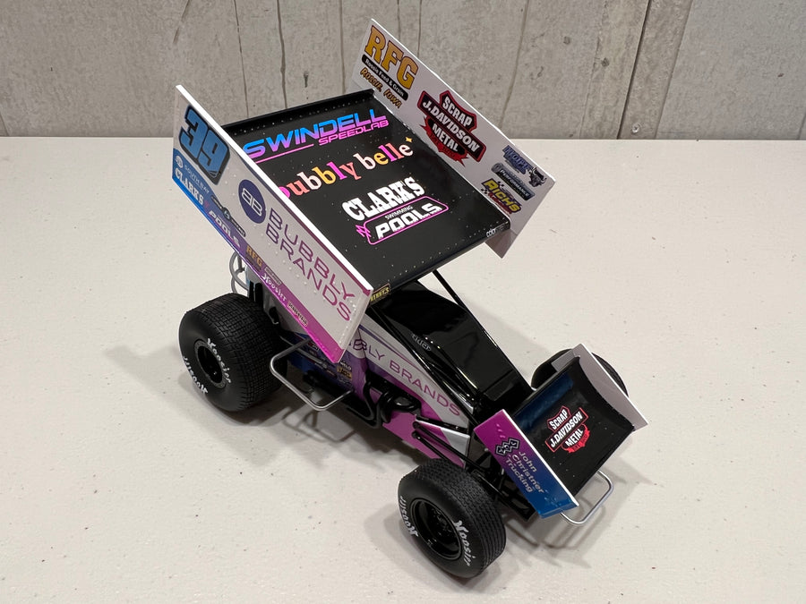 2022 #39 BUBBLY BRANDS/ SWINDELL SPEEDLAB - 2022 KNOXVILLE NATIONALS 1:18 DIECAST