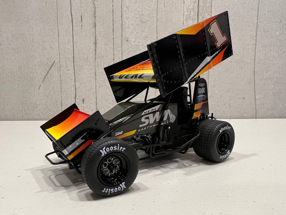 #1 SWI EARTHWORKS SPRINT CAR - JAMIE VEAL 1:18 DIECAST MODEL