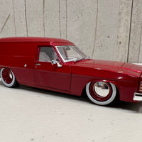 1975 HJ Holden Panelvan "Slammed" LS6 Twin Turbo - Wine Berry- 1:24 Scale Diecast - DDA Collectibles