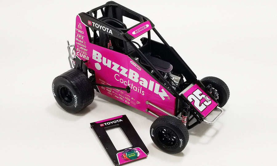 2022 #25 BUZZBALLZ COCKTAILS MIDGET CAR - TAYLOR REIMER - 1:18 SCALE DIECAST MODEL