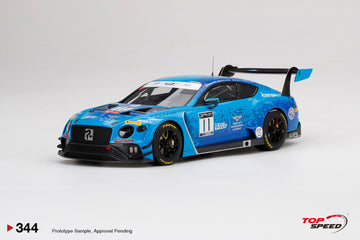 *PRE-ORDER* Bentley Continental GT3 #11 Team Parker  2020 Total 24 Hrs of Spa 1:18 Resin Diecast