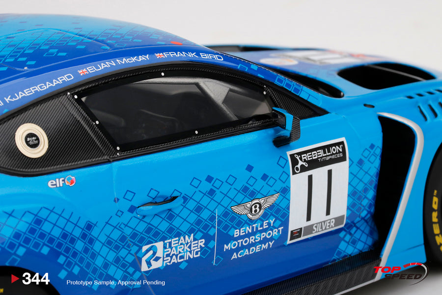 *PRE-ORDER* Bentley Continental GT3 #11 Team Parker  2020 Total 24 Hrs of Spa 1:18 Resin Diecast