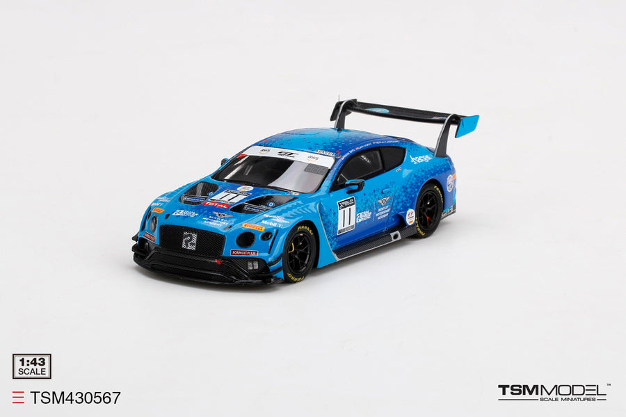 *PRE-ORDER* Bentley Continental GT3 #11 Team Parker 2020 Total 24 Hrs of Spa - 1:43 Scale Model Car