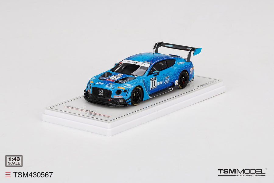 *PRE-ORDER* Bentley Continental GT3 #11 Team Parker 2020 Total 24 Hrs of Spa - 1:43 Scale Model Car