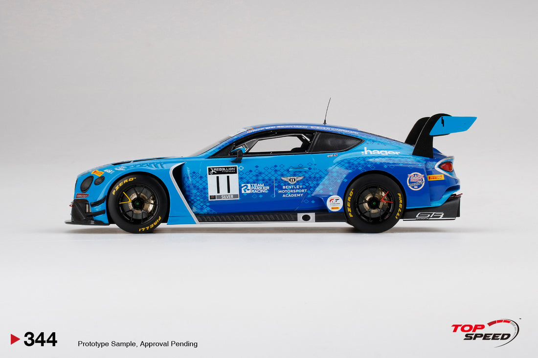 *PRE-ORDER* Bentley Continental GT3 #11 Team Parker  2020 Total 24 Hrs of Spa 1:18 Resin Diecast