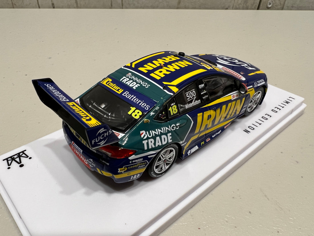 Mark Winterbottom (500th Consecutive Race Start) 1:43 IRWIN Racing #18 Holden ZB Commodore - 2021 OTR SuperSprint At The Bend