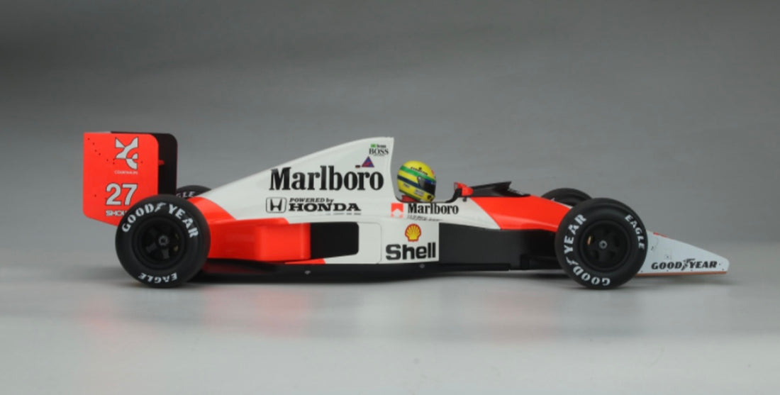 *PRE-ORDER* MCLAREN HONDA MP4/ 5B - AYRTON SENNA - WORLD CHAMPION 1990 - 1:12 SCALE MODEL - MINICHAMPS