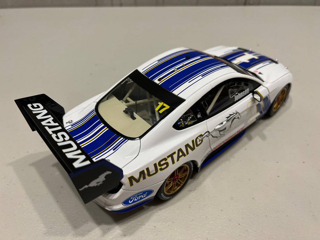 1:18 Ford Performance #17 Ford Mustang GT Supercar - 2019 Adelaide 500 Parade of Champions - Driver: Dick Johnson - AUTHENTIC COLLECTABLES - RRP $250  NOW  $230