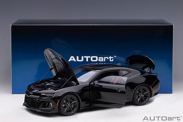 CHEVROLET CAMARO ZL1 2017 (BLACK) - 1:18 SCALE COMPOSITE MODEL - AUTOART