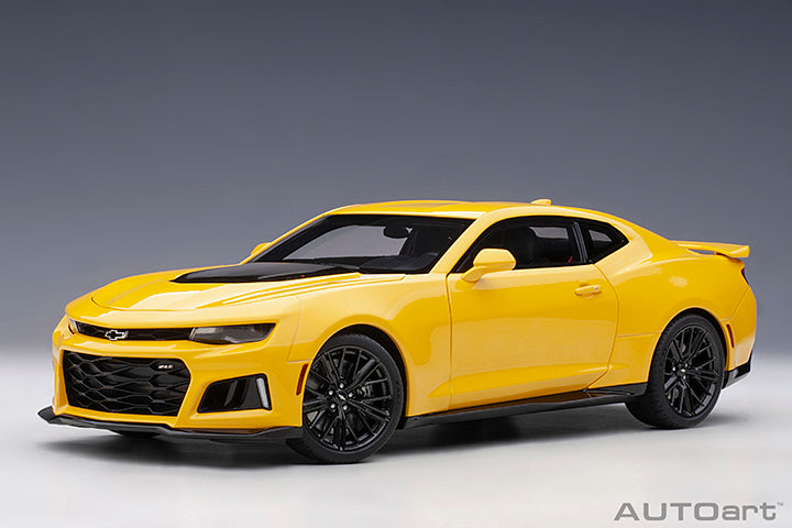 CHEVROLET CAMARO ZL1 2017 (BRIGHT YELLOW) 1:18 COMPOSITE - AUTOART