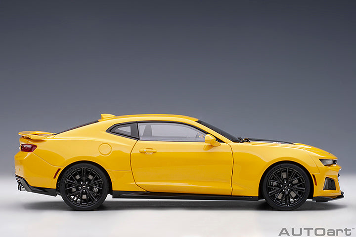 CHEVROLET CAMARO ZL1 2017 (BRIGHT YELLOW) 1:18 COMPOSITE - AUTOART