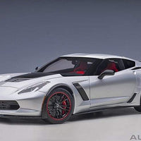 Chevrolet Corvette (C7) Z06 - Blade Silver - 1:18 Model Car - AUTOART