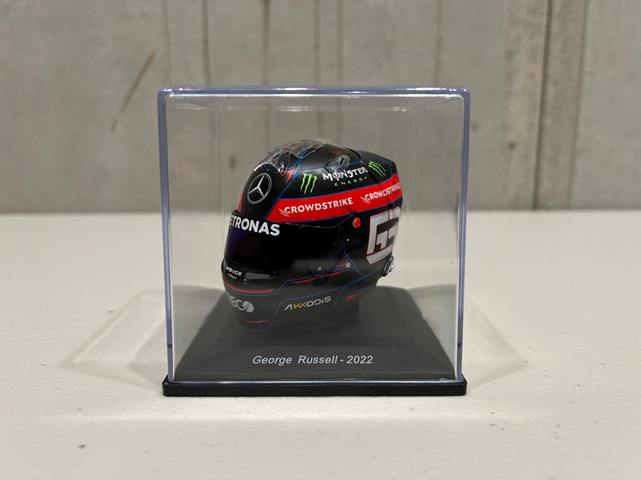 Mercedes - George Russell - 2022 - 1:5 Scale Resin Model Helmet