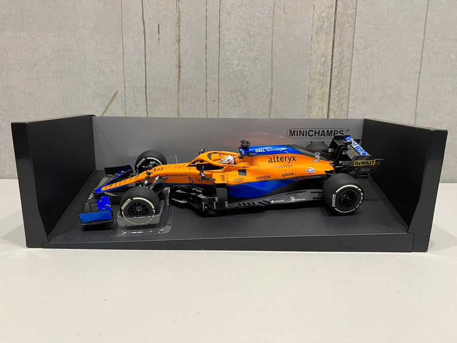 Mclaren F1 Team - Daniel Ricciardo - Winner Italian GP 2021 - 1:18 Scale Diecast Model Car