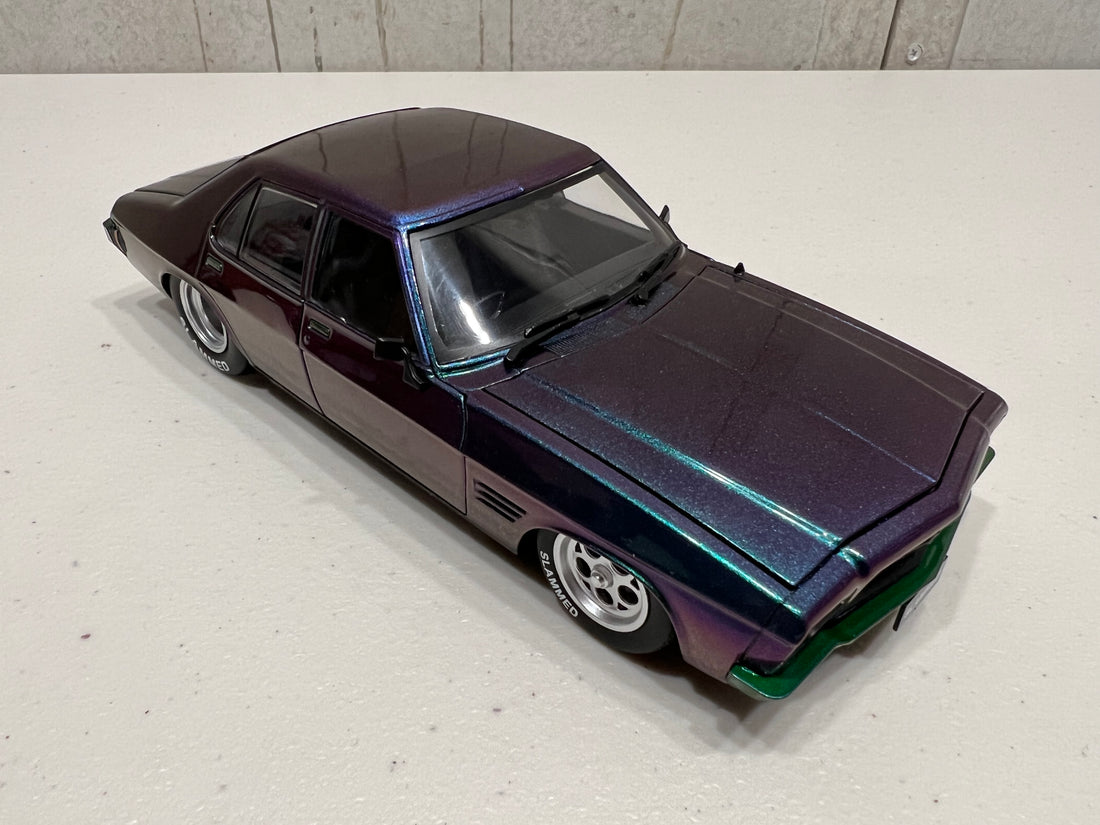 HQ GTS Custom 4 Door Monaro "Slammed" LS6 Twin Turbo 1:24 Scale Diecast - DDA Collectibles