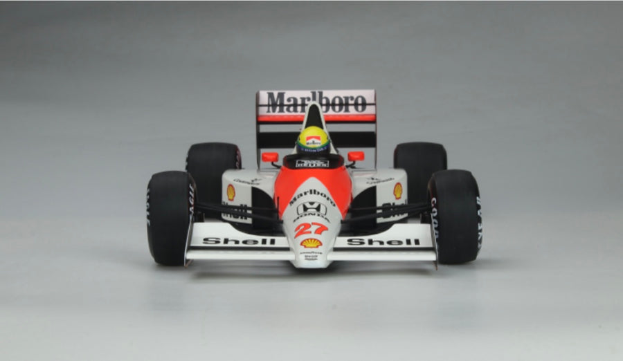 *PRE-ORDER* MCLAREN HONDA MP4/ 5B - AYRTON SENNA - WORLD CHAMPION 1990 - 1:12 SCALE MODEL - MINICHAMPS