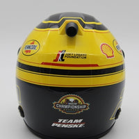 Joey Logano 2022 2x Cup Series Champion MINI Replica Helmet - 1:2 Scale