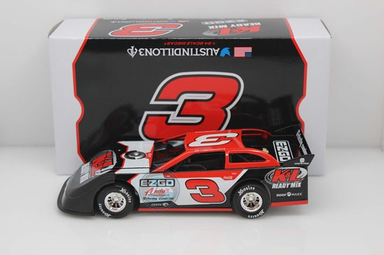 *PRE-ORDER* Austin Dillon Autographed 2021 K&L Ready Mix 1:24 Dirt Late Model Diecast