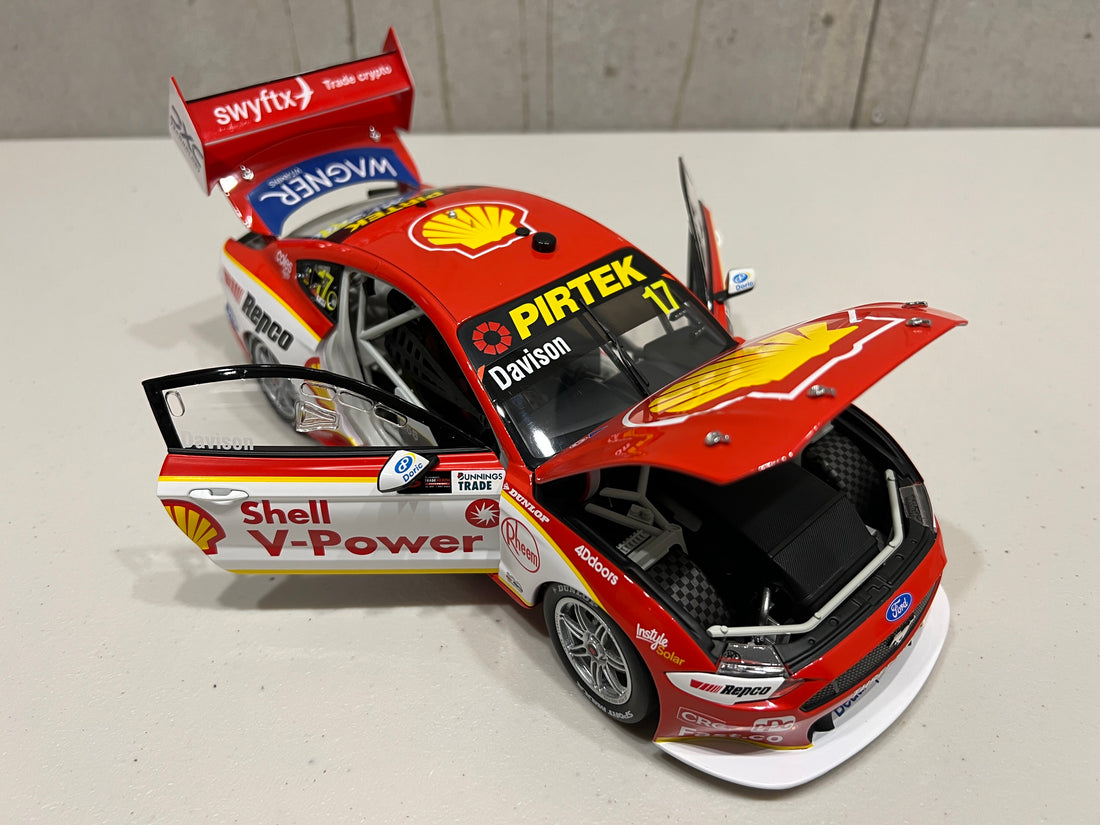 Shell V-Power Racing Team #17 Ford Mustang GT - 2022 Perth SuperNight Race 11 Winner - Will Davison - 1:18 Scale Diecast Model - Authentic Collectables RRP $250 NOW $200