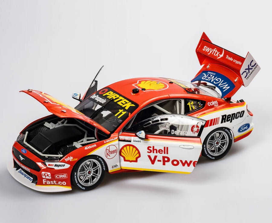 Shell V-Power Racing Team #11 Ford Mustang GT - 2022 Repco Supercars Championship Season - Anton De Pasquale - 1:18 Scale Diecast Model - AUTHENTIC COLLECTABLES - RRP $250 NOW $200