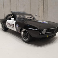 1969 CHEVROLET CAMARO STREET FIGHTER - POLICE INTERCEPTOR - 1:18 DIECAST MODEL - GMP