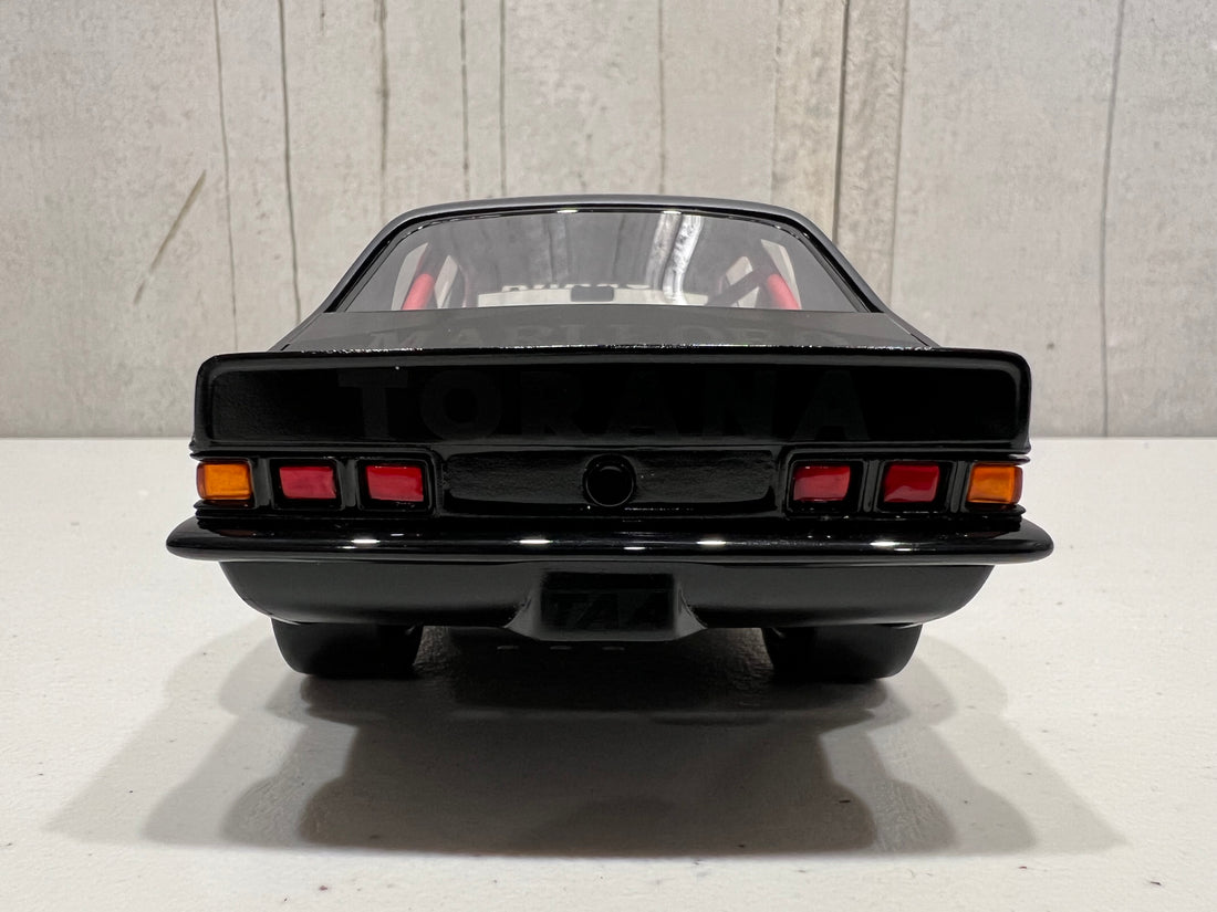 ECLIPSE TORANA SATIN BLACK BROCK TRIBUTE MARLBORO TORANA - 1:18 SCALE MODEL - 1 OF 324 - ACE