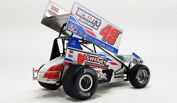 Danny Dietrich 2022 Weikert's Livestock / Sweeny #48 1:18 Sprint Car Diecast