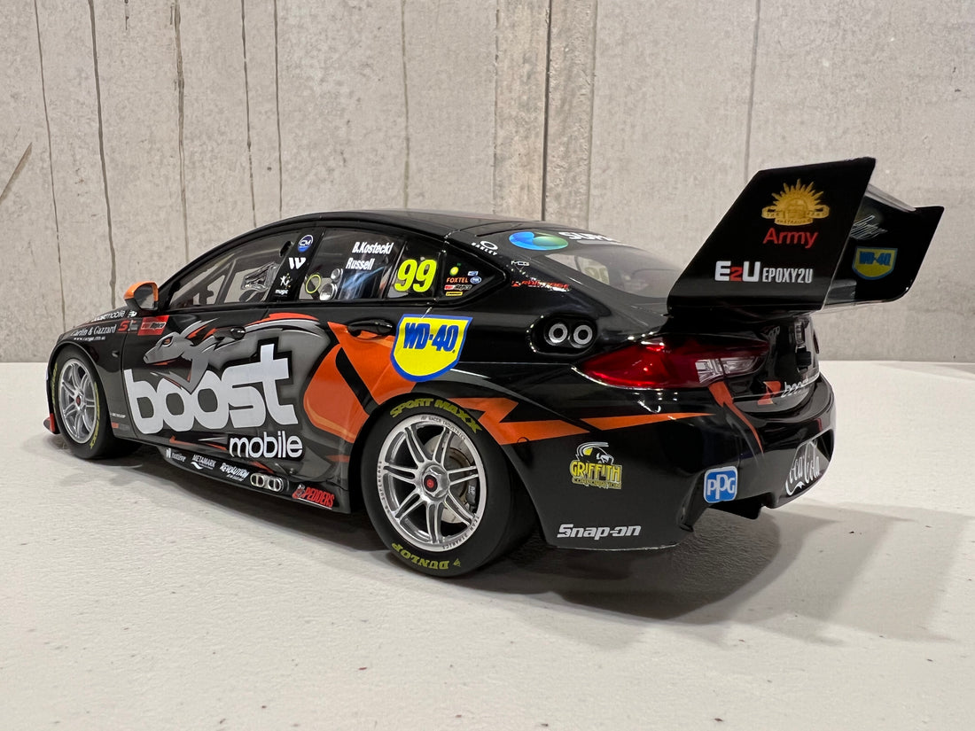 Brodie Kostecki / David Russell 1:18 Scale Erebus Boost Mobile Racing #99 Holden ZB Commodore - 2021 Repco Bathurst 1000 3rd Place