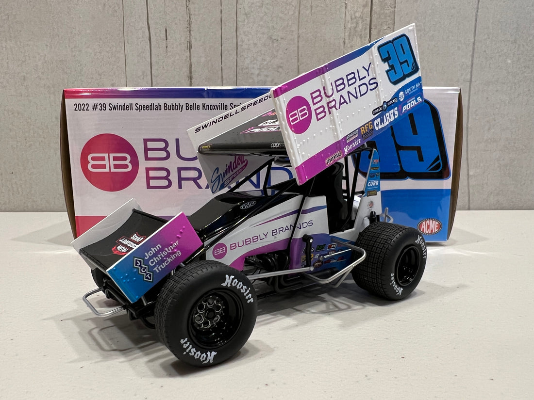 2022 #39 BUBBLY BRANDS/ SWINDELL SPEEDLAB - 2022 KNOXVILLE NATIONALS 1:18 DIECAST