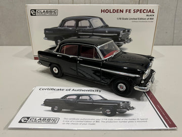 1956 HOLDEN FE SPECIAL BLACK - 1:18 SCALE DIECAST MODEL