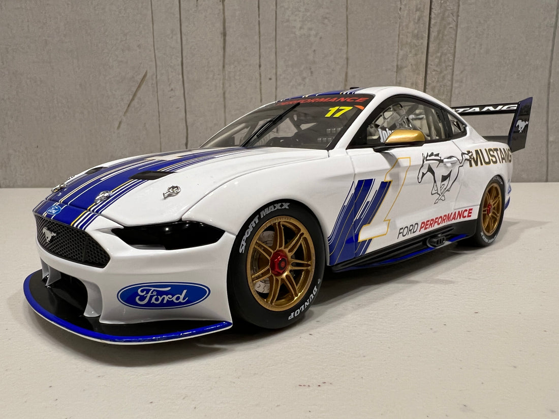 1:18 Ford Performance #17 Ford Mustang GT Supercar - 2019 Adelaide 500 Parade of Champions - Driver: Dick Johnson - AUTHENTIC COLLECTABLES - RRP $250  NOW  $230