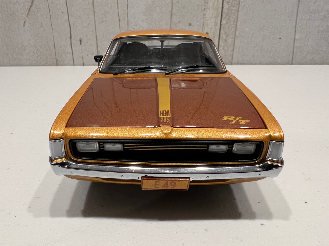 VALIANT CHARGER E49 50TH ANNIVERSARY GOLD LIVERY 1:18 DIECAST MODEL